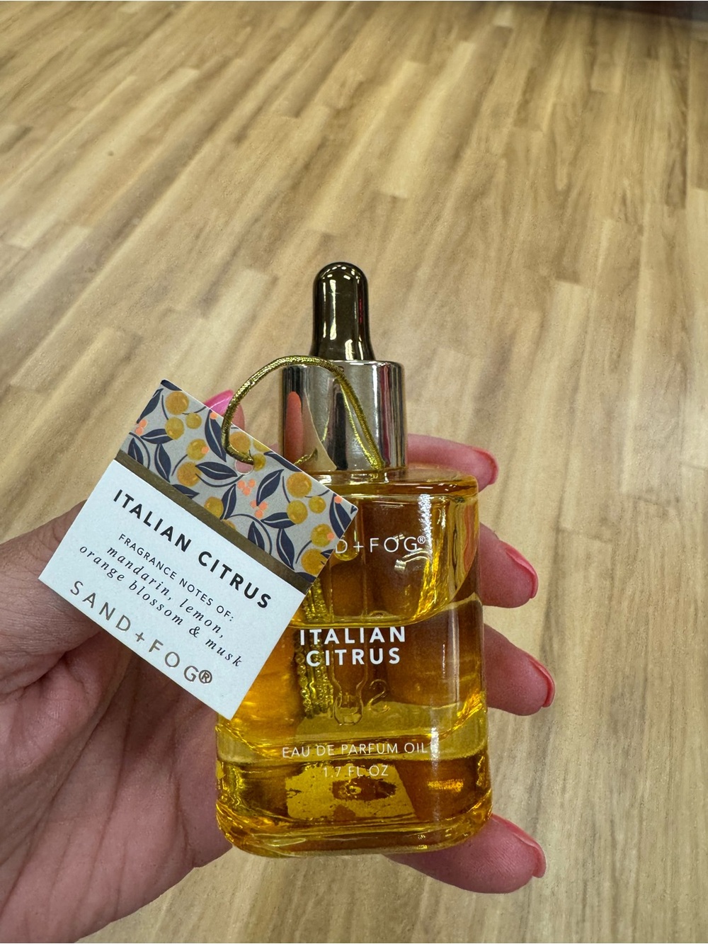 Sand + Fog Italian Citrus Eau de Parfum Oil — Yellow